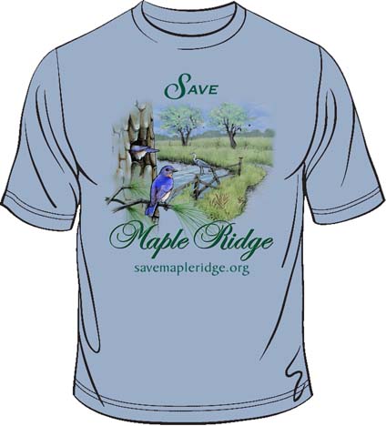 "Save Maple Ridge" T-shirt